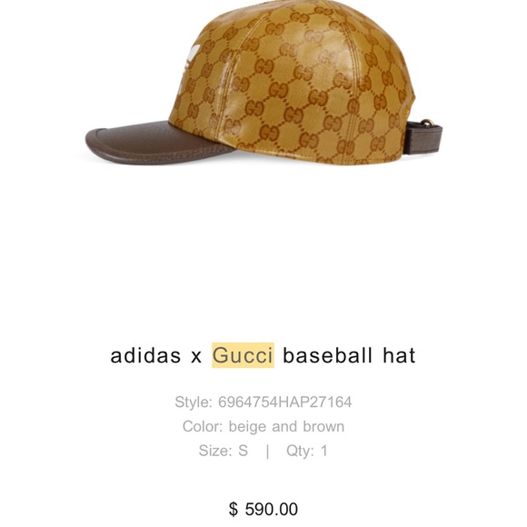 Adidas x Gucci Baseball Hat - Picture 7 of 8